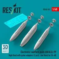 1/48 Scale Model Kit - Detail-Up Parts / Northrop Grumman EA-6B Prowler
