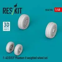 1/48 Scale Model Kit - Wheel Set - Detail-Up Parts