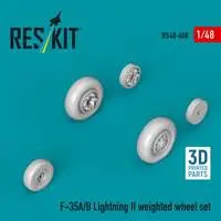 1/48 Scale Model Kit - Wheel Set - Detail-Up Parts / Lockheed F-35 Lightning II