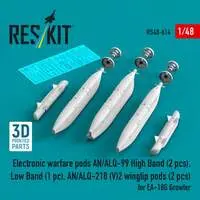 1/48 Scale Model Kit - Electronic-warfare aircraft / Boeing EA-18G Growler