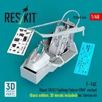1/48 Scale Model Kit - Detail-Up Parts / F-16 Fighting Falcon