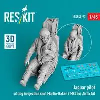 1/48 Scale Model Kit - Detail-Up Parts / SEPECAT Jaguar & Pilot & Ejection seat