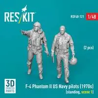 1/48 Scale Model Kit - Detail-Up Parts / F-4 & Pilot