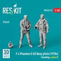 1/48 Scale Model Kit - Detail-Up Parts / F-4 & Pilot