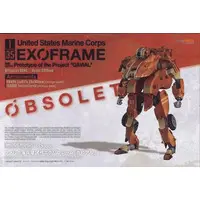 MODEROID - 1/35 Scale Model Kit - OBSOLETE / USMC PROTOTYPE EXOFRAME "GAVIAL"